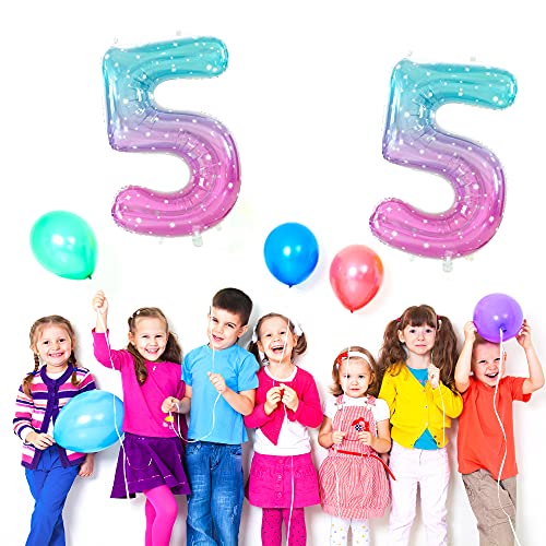 Gifloon Number 5 Balloon, Large number balloons 40 inch, 5th Birthday Party Decorations Supplies 5 Year Old Birthday Sign Decor Gifloon Number 5 Balloon, Large number balloons 40 inch, 5th Birthday Party Decorations Supplies 5 Year Old Birthday Sign Decor